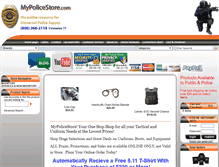 Tablet Screenshot of mypolicestore.com